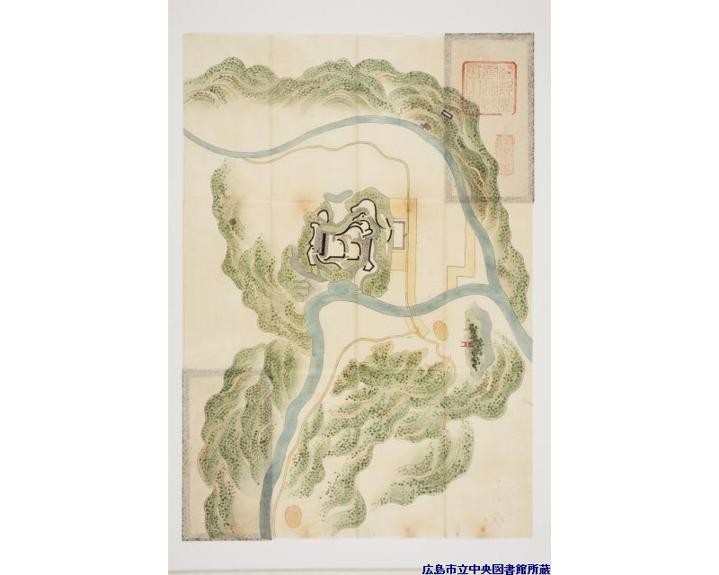 諸国古城之図」より｜Webギャラリー｜広島を知る｜広島市立図書館