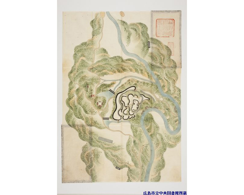 諸国古城之図」より｜Webギャラリー｜広島を知る｜広島市立図書館
