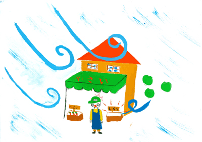 野菜屋さんからキャベツがきえた！