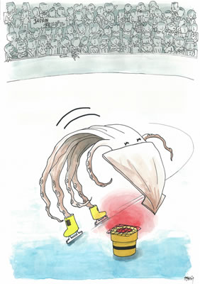 わたしだってイナバウアー