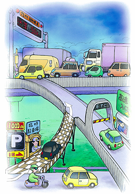 「2009　高速道路が1000円駐車場に変った日」