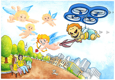 怖いよ　ドローン