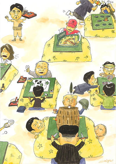 それぞれの対局