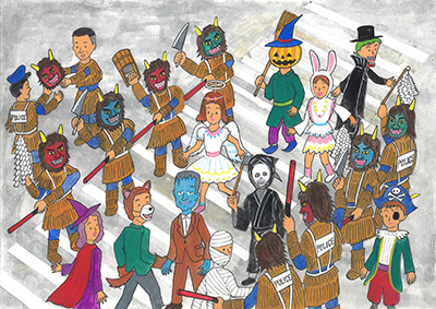 なまはげ出動「悪い子はいねえか！！」