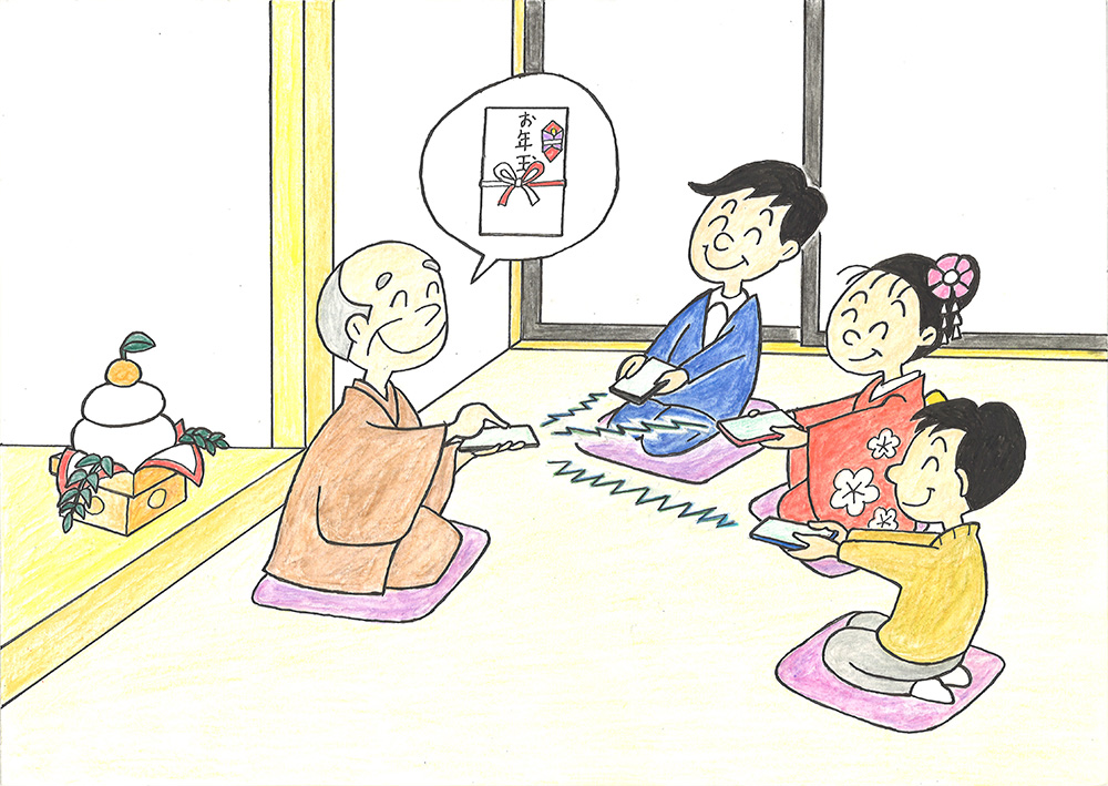 電子マネーでお年玉